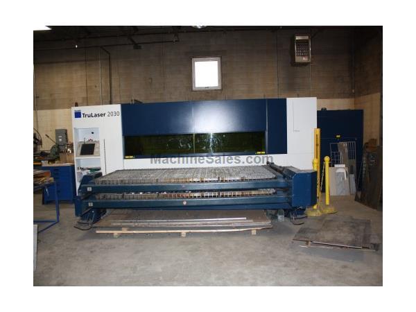 3000 WATT TRUMPF TRULASER 2030 FIBER LASER MFG:2017