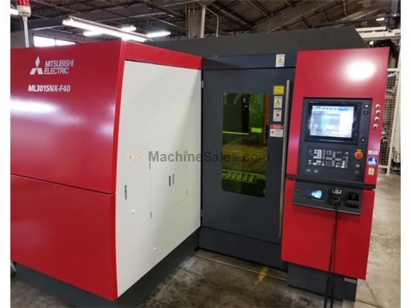 2015 Mitsubishi 5x10, 4000 Watt Fiber Laser, Load/Unload System 2015 Mitsubishi 5x10, 4000 Watt Fiber Laser, Load/Unload System