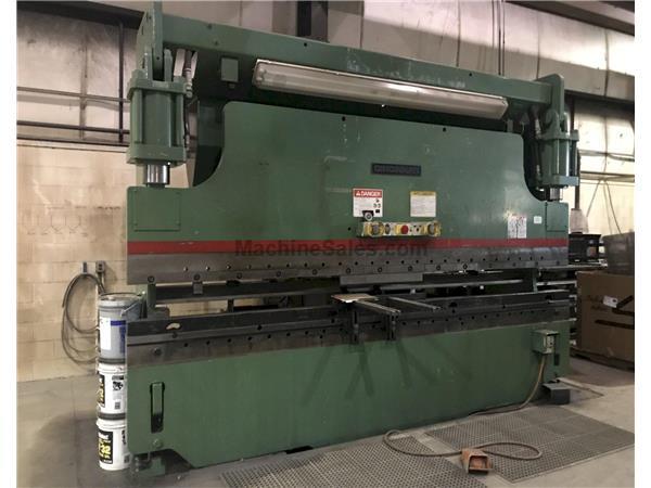 175 Ton, Cincinnati # 175CB12 , CNC, hydraulic, 14' overall, 150&quot; between housing, 10&quot; stroke, 8&quot; throat, Autobend 7 CNC, 1994