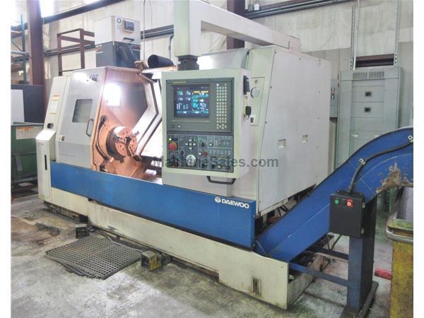 DAEWOO PUMA 400, 1999, 15" CHUCK, 5.2" BORE, FANUC 18-T, TAILSTOC DAEWOO PUMA 400, 1999, 15" CHUCK, 5.2" BORE, FANUC 18-T, TAILSTOC