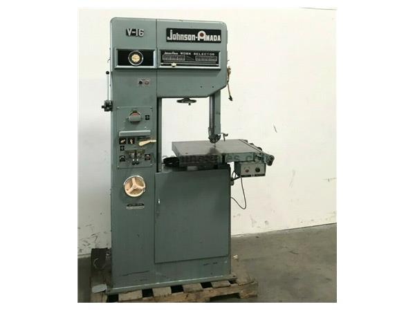 Amada Johnson V-16 Vertical Band Saw Welder Amada Johnson V-16 Vertical Band Saw Welder