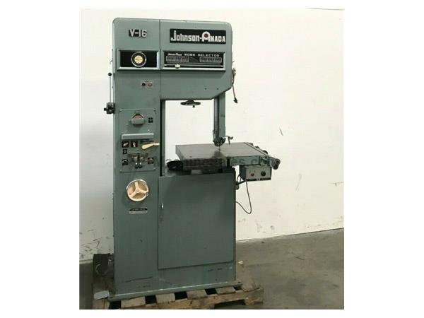 Amada Johnson V-16 Vertical Band Saw Welder