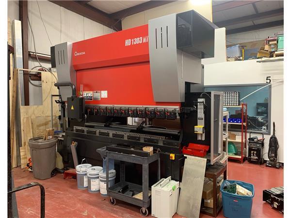 2017 Amada HD1303NT, 10' x 130 Ton, 5 Axis Gauges 2017 Amada HD1303NT, 10' x 130 Ton, 5 Axis Gauges