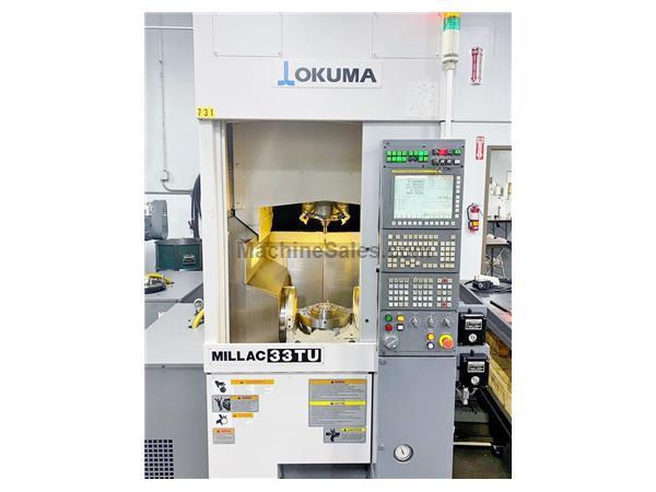 OKUMA MILLAC 33TU, 2010, 5-AXIS MACHINING & VERTICAL TURNING OKUMA MILLAC 33TU, 2010, 5-AXIS MACHINING & VERTICAL TURNING