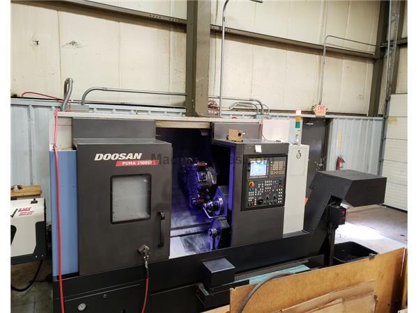 2012 Doosan Puma 2100SY CNC Turning Center with Sub-Spindle and "Y&quo 2012 Doosan Puma 2100SY CNC Turning Center with Sub-Spindle and "Y&quo
