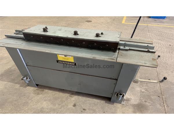 LOCKFORMER 20 ga. Button Lock Machine LOCKFORMER 20 ga. Button Lock Machine