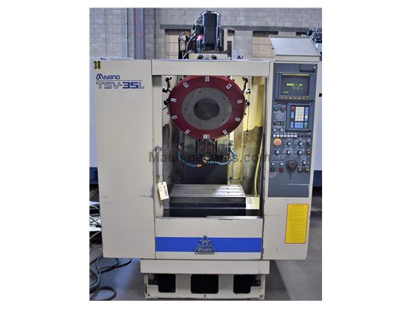 Miyano TSV-35L CNC Drill and Tap Center, Fanuc O-M CNC Control, 24"x15 Miyano TSV-35L CNC Drill and Tap Center, Fanuc O-M CNC Control, 24"x15