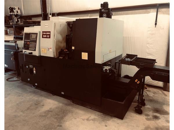 2014 Yama Seiki SW-32 Swiss Type Turning Center Fanuc18i-TB