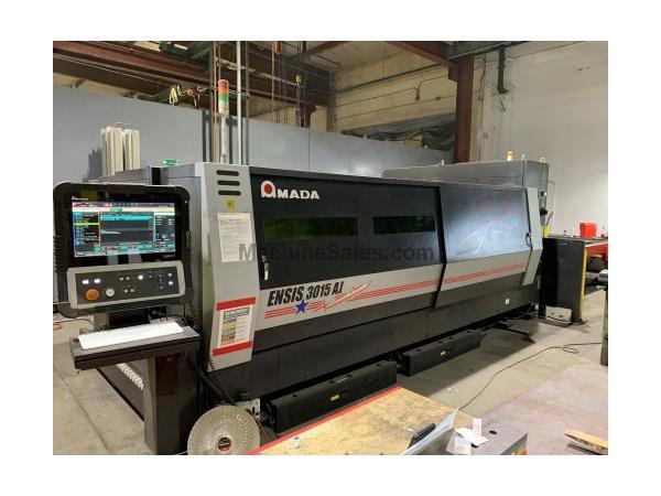 3000 WATT AMADA ENSIS-3015AJ FIBER LASER CUTTING SYSTEM   MFG:DECEMBER 2017