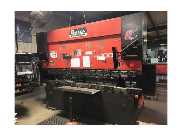 110 TON AMADA HFB 1003/8 OPERATEUR MULTI-AXIS,MFG:1998,INSTALLED:2000