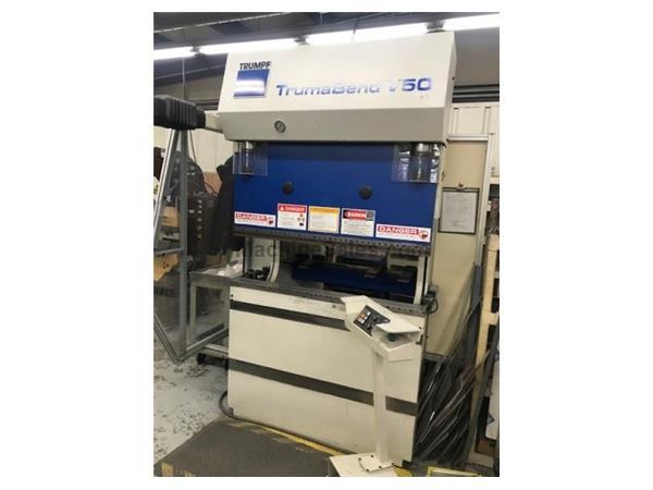 55 TON X 50&quot; TRUMPF TRUMABEND V50 CNC PRESS BRAKE MFG:2000