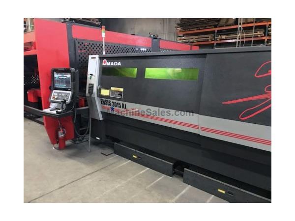 2000 WATT AMADA ENSIS-3015AJ,5&#39; X 10&#39; W/AMS 3015 CL LOAD/UNLOAD,MFG