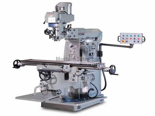 NEW 10" x 56" SHARP MODEL VH25 VERTICAL/HORIZONTAL KNEE MILL NEW 10" x 56" SHARP MODEL VH25 VERTICAL/HORIZONTAL KNEE MILL