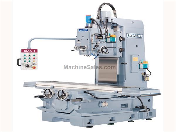 NEW 20" x 87" SHARP MODEL KMA-3 VERTICAL BED MILL NEW 20" x 87" SHARP MODEL KMA-3 VERTICAL BED MILL