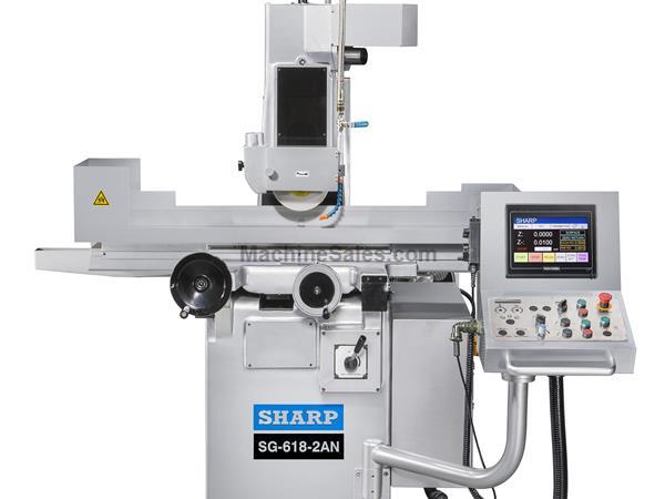 NEW 6" x 18" SHARP SG-618-2AN AUTOMATIC SURFACE GRINDER WITH NC DOWNFEED NEW 6" x 18" SHARP SG-618-2AN AUTOMATIC SURFACE GRINDER WITH NC DOWNFEED