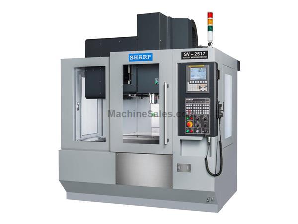 NEW SHARP SV-2517SZ-F BOX WAY CNC VERTICAL MACHINING CENTER NEW SHARP SV-2517SZ-F BOX WAY CNC VERTICAL MACHINING CENTER