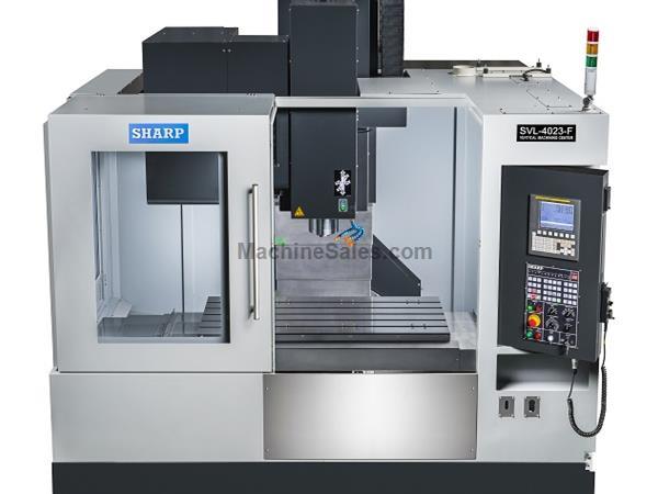 NEW SHARP SV-4023S-F BOX WAY CNC VERTICAL MACHINING CENTER NEW SHARP SV-4023S-F BOX WAY CNC VERTICAL MACHINING CENTER