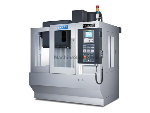 NEW SHARP SVL-2416S-F LINEAR WAY CNC VERTICAL MACHINING CENTER NEW SHARP SVL-2416S-F LINEAR WAY CNC VERTICAL MACHINING CENTER