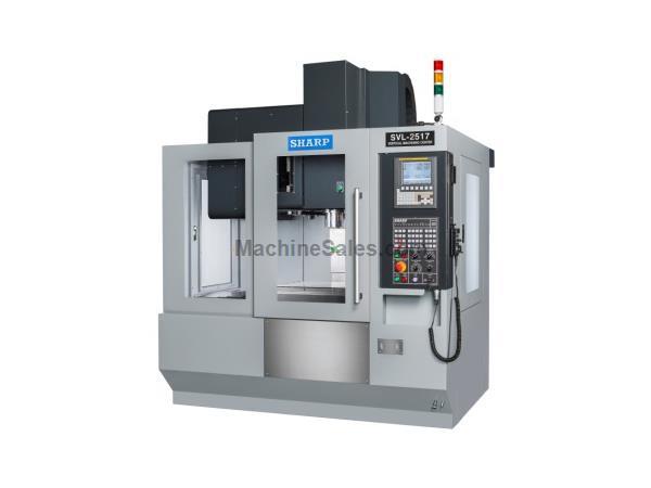 NEW SHARP SVL-2517SX-F LINEAR WAY CNC VERTICAL MACHINING CENTER NEW SHARP SVL-2517SX-F LINEAR WAY CNC VERTICAL MACHINING CENTER