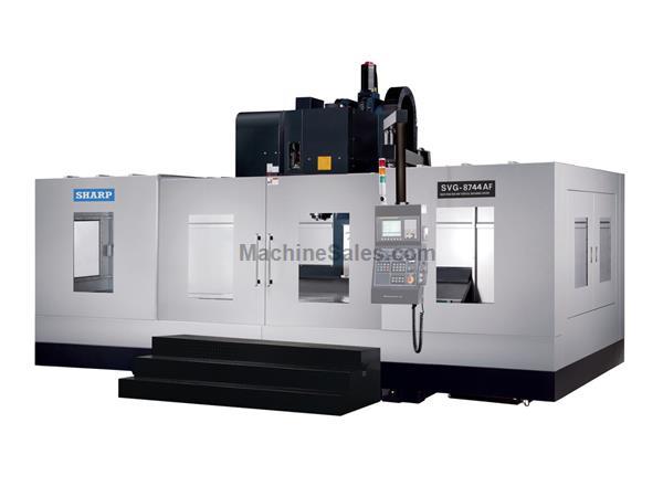 NEW SHARP SVG-8743A-F GEAR HEAD CNC VERTICAL MACHINING CENTER NEW SHARP SVG-8743A-F GEAR HEAD CNC VERTICAL MACHINING CENTER