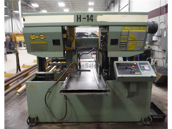 14" x 14" HYDMECH H-14A AUTOMATIC HORIZONTAL BAND SAW 14" x 14" HYDMECH H-14A AUTOMATIC HORIZONTAL BAND SAW