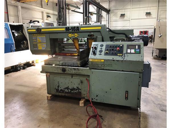 16" X 25" HYD-MECH M16A AUTOMATIC MITRE CUTTING HORIZONTAL BANDSAW 16" X 25" HYD-MECH M16A AUTOMATIC MITRE CUTTING HORIZONTAL BANDSAW