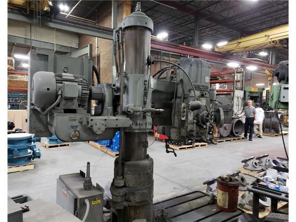 Used 4’ x 11” Carlton Model 1A Radial Drill Used 4’ x 11” Carlton Model 1A Radial Drill