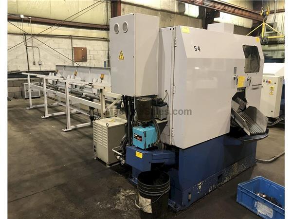 Tsune # TK5C101GL , CNC fully automatic circular carbide saw, 20' load' g magazine, '04, # Tsune # TK5C101GL , CNC fully automatic circular carbide saw, 20' load' g magazine, '04, #