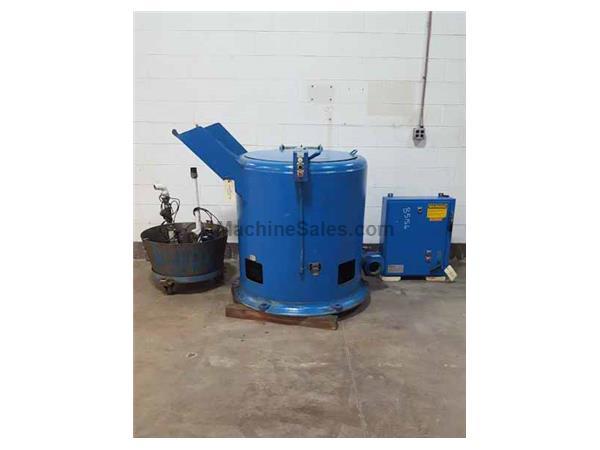 BARRETT 1100 AUTOMATIC POST TYPE CENTRIFUGAL SLUDGE AND CHIP SPINNING OIL E