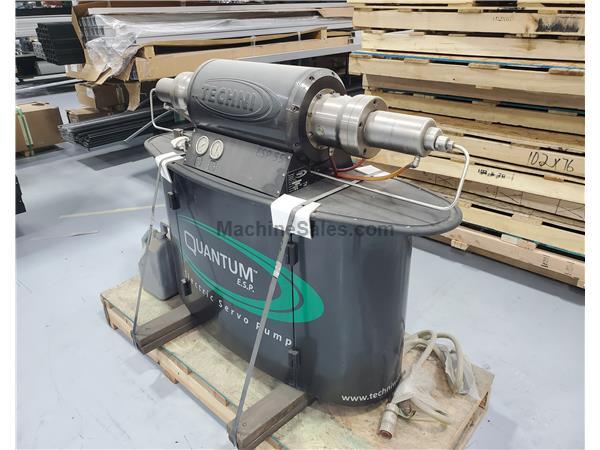 USED TECHNI MODEL ESP 55 ELECTRIC SERVO WATERJET PUMP, 55,000 PSI USED TECHNI MODEL ESP 55 ELECTRIC SERVO WATERJET PUMP, 55,000 PSI