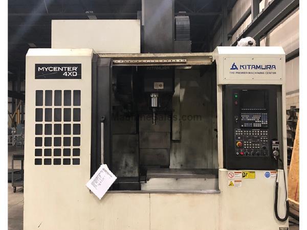 KITAMURA MYCENTER-4XD#50 VMC, BOX WAYS &amp; 4TH AXIS ROTARY TABLE, 43.3” X