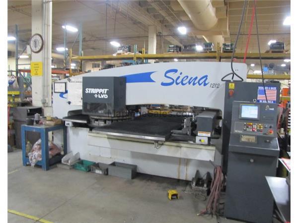 22 Ton Strippit LVD Siena 1212, 49" X 49", Fanuc 180i-PB, Auto Re 22 Ton Strippit LVD Siena 1212, 49" X 49", Fanuc 180i-PB, Auto Re