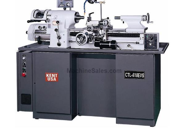 11" x 18" KENT USA CTL-618EVS PRECISION TOOLROOM LATHE - NEW 11" x 18" KENT USA CTL-618EVS PRECISION TOOLROOM LATHE - NEW