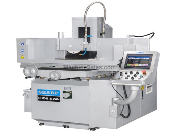NEW 8&quot; x 18&quot; SHARP SGE-818-2NA 2-AXIS NC SURFACE GRINDER