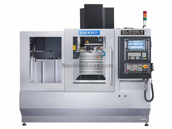 NEW SHARP SVL-2416SE-M LINEAR WAY CNC VERTICAL MACHINING CENTER