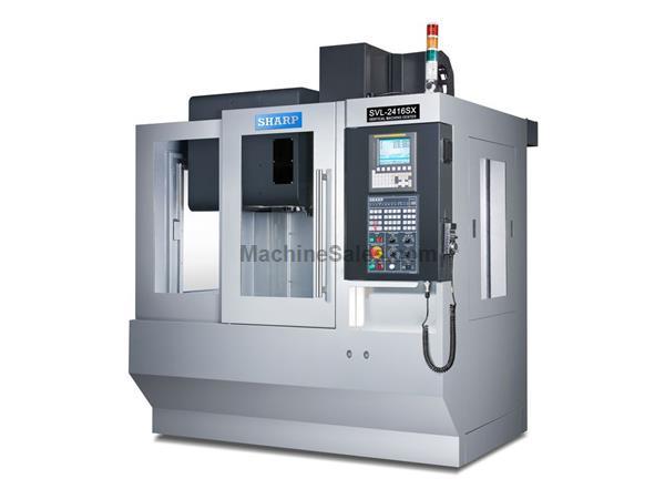 NEW SHARP SVL-2416S-F LINEAR WAY CNC VERTICAL MACHINING CENTER