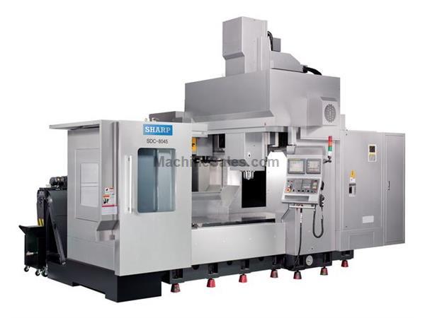 NEW SHARP SDC-8045A-F LINEAR WAY CNC VERTICAL MACHINING CENTER