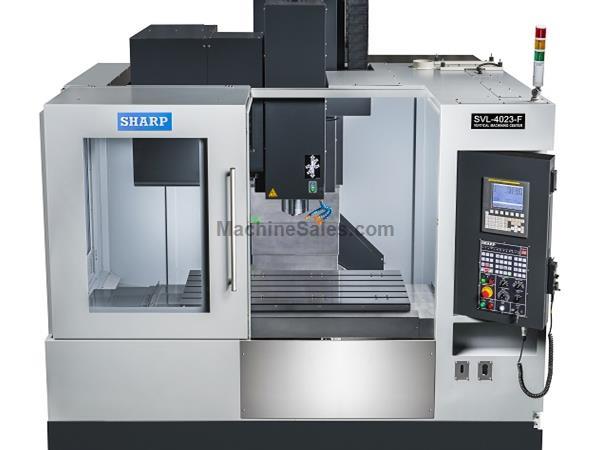 NEW SHARP SV-4023S-F BOX WAY CNC VERTICAL MACHINING CENTER