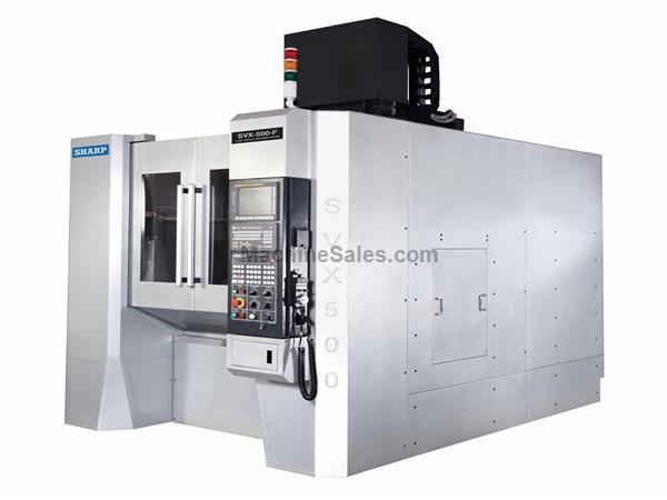 NEW SHARP SVX-500 5-AXIS CNC VERTICAL MACHINING CENTER