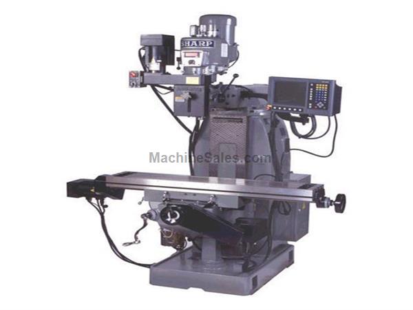 10&quot; x 54&quot; SHARP MODEL TMV1/MP-2 2-AXIS CNC KNEE MILL