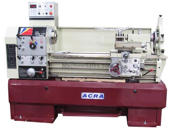 17&quot; X 40&quot; ACRA MODEL 1740V PRECISION VARIABLE SPEED GAP BED ENGINE LATHE