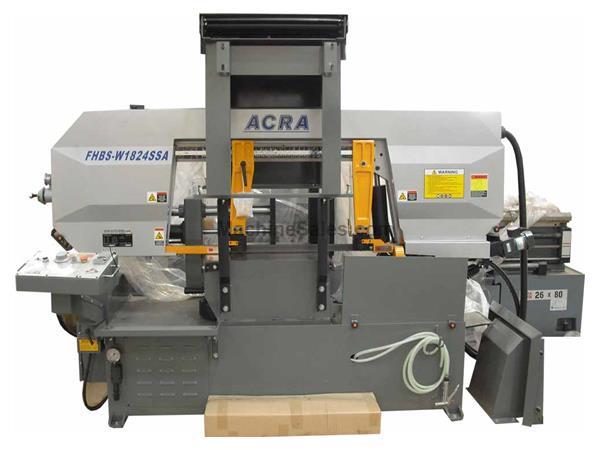 ACRA MODEL W1824SSA SEMI-AUTO HORIZONTAL MITER CUTTING BANDSAW