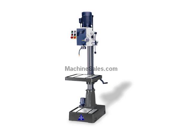 ACRA MODEL RF-46SF HEAVY DUTY GEAR HEAD DRILL PRESS MACHINE WITH POWER DOWN FEED AND COOLA