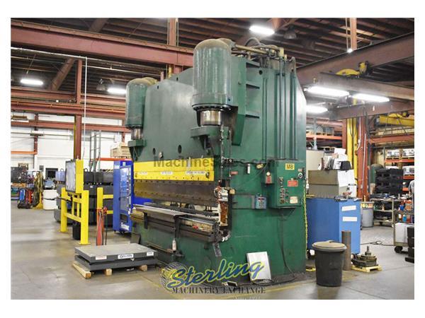 600 Ton, Pacific # 600-12 , hydraulic, 12' overall, automatic gauge G-24 single axis CNC B 600 Ton, Pacific # 600-12 , hydraulic, 12' overall, automatic gauge G-24 single axis CNC B