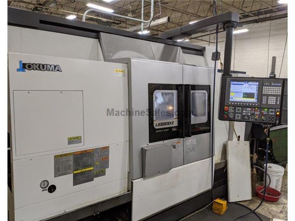 OKUMA LB3000EX-IIMYW/800, 2017, 3.1" BIG BORE, OSP P300LA, Y-AXIS, LIV OKUMA LB3000EX-IIMYW/800, 2017, 3.1" BIG BORE, OSP P300LA, Y-AXIS, LIV
