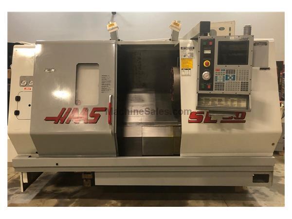 2002 HAAS MODEL SL-30T CNC LATHE WITH HAAS CONTROL, 10&quot; CHUCK
