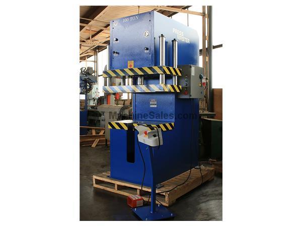 100 Ton 15" Stroke Pressmaster CFP-100 HYDRAULIC PRESS, New Design