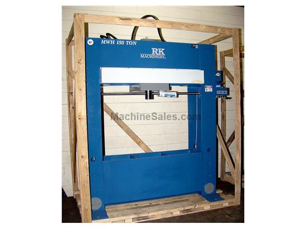150 Ton 16&quot; Stroke Pressmaster HFP 150 MWH H-FRAME HYDRAULIC PRESS, Moveable Work Head