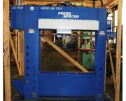 100 Ton 12" Stroke Pressmaster HFBP-100/12 MWH H-FRAME HYDRAULIC PRESS, w/12 Ton Broa