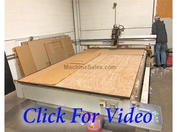 12&quot; X Axis 6&quot; Y Axis MULTI-CAM MG 305 CNC ROUTER, Multi-Cam Cntrl, 5 HP Colombo Hd, 25 HP Vacuum Tbl